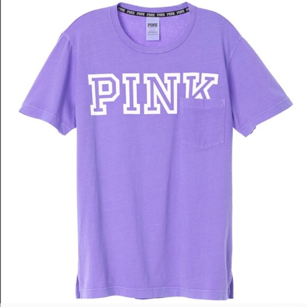 Small PINK Campus Tee - FIRM PRICE