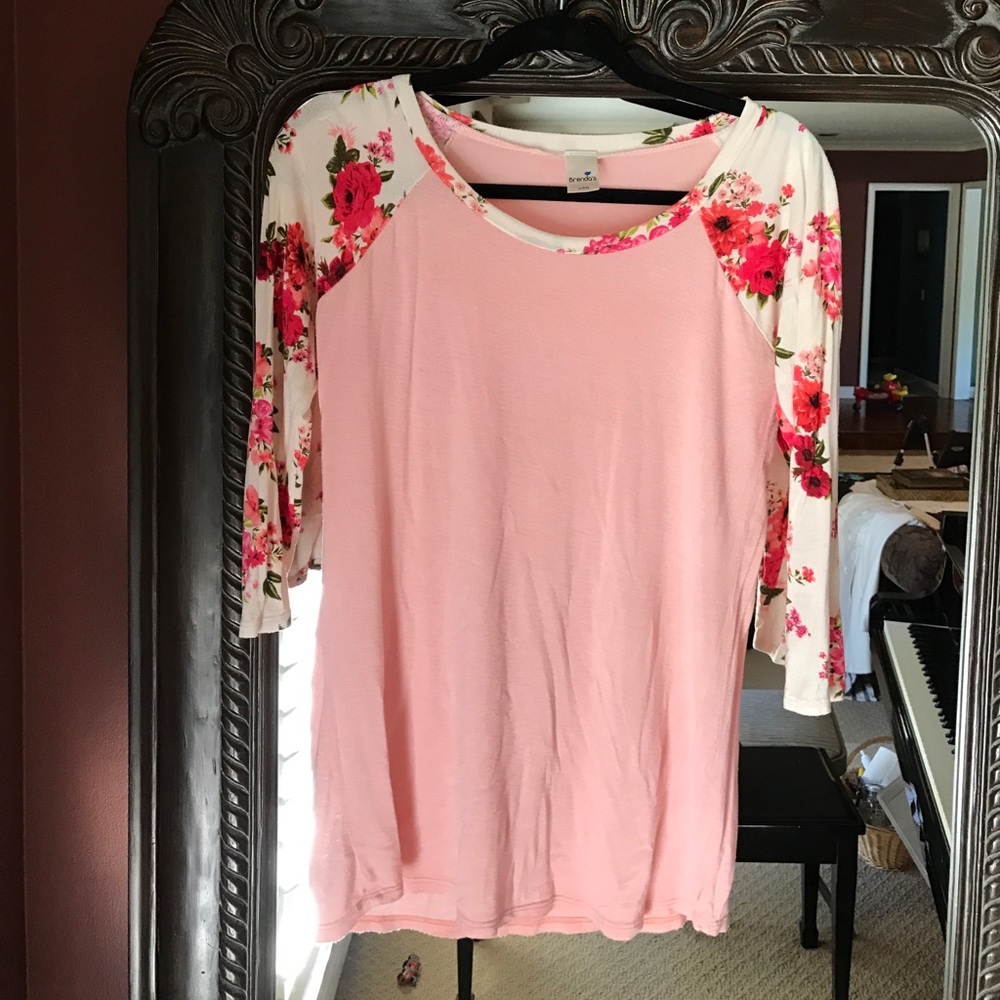 Baseball floral shirt