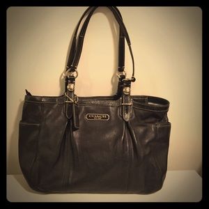 Black Leather Coach Purse