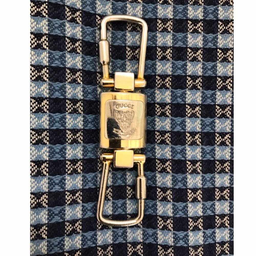 Gucci Detachable Two-Tone Gold & Silver Keyring