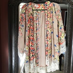 Floral cover up
