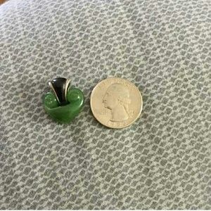 Jade and Onyx Sterling Pendant