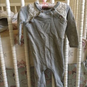 Burt's bees baby girl romper