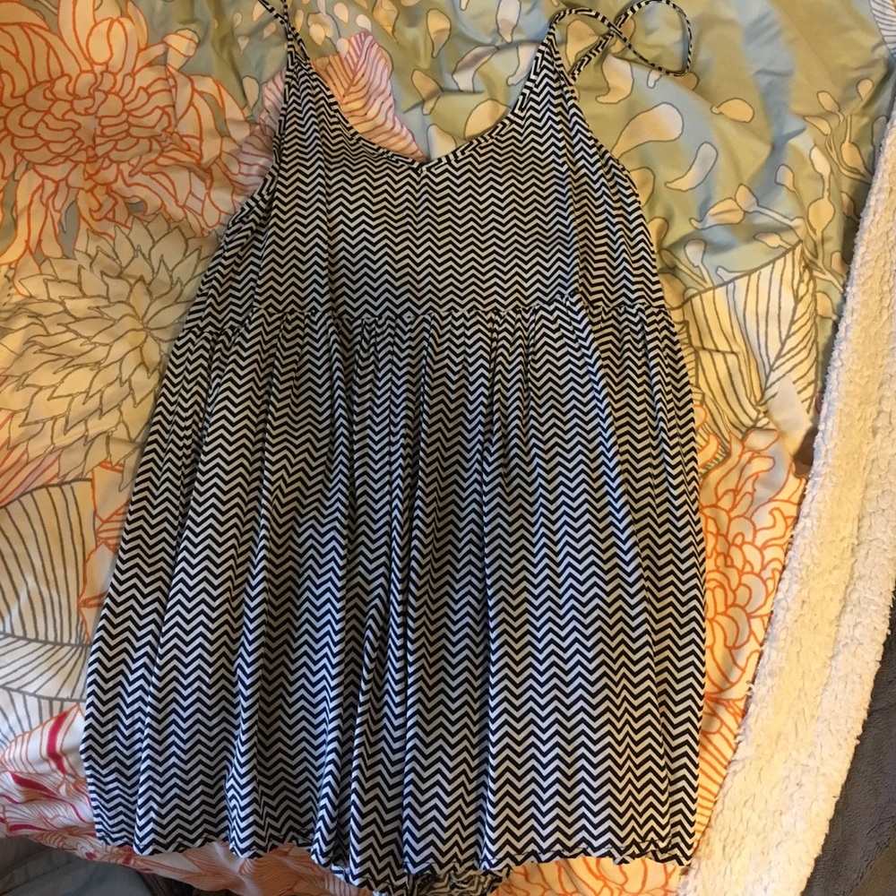 LF chevron print romper