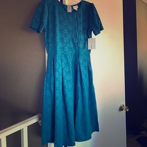 Lularoe Amelia Dress. Beautiful blue color!