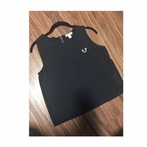 Aunthentic True Religion Black top 💝🛍
