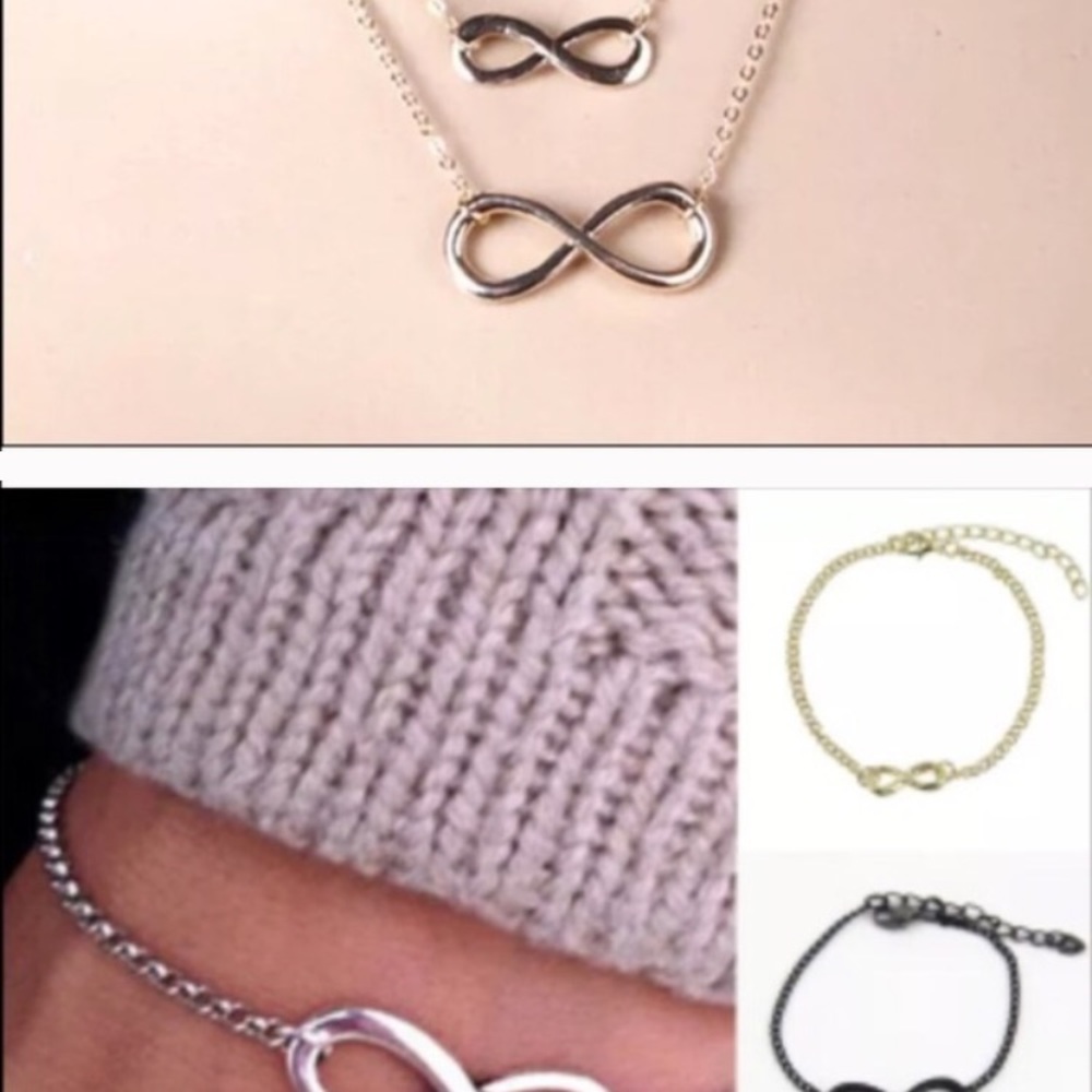 necklace, bracelet and anklet set