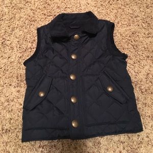 Baby Gap 6-12 Months Navy Vest