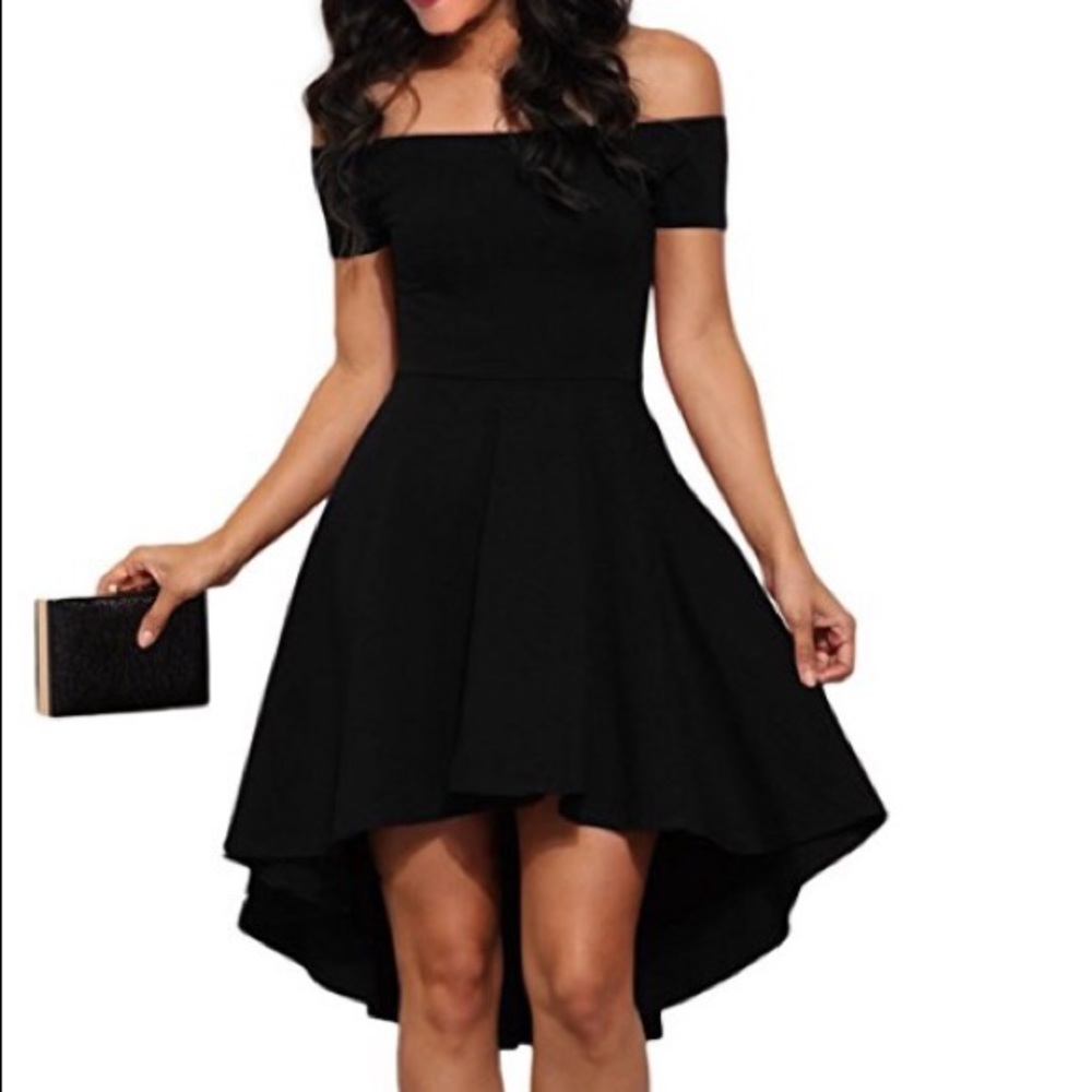 Black Fit and Flare Dress