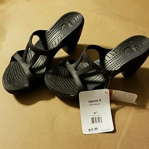 CROCS Cyprus 11 heels new