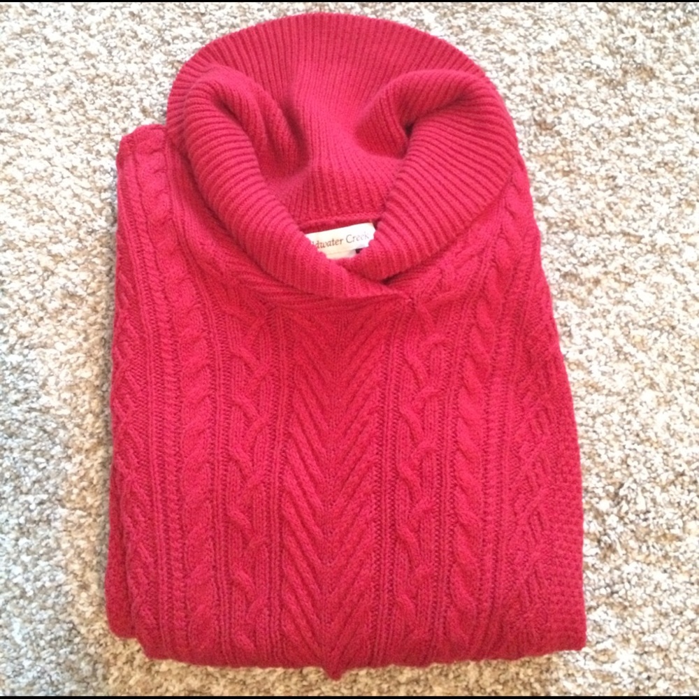 Perfect Coldwater Creek Cableknit Sweater