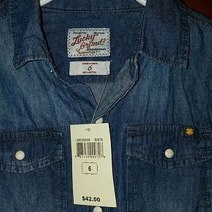 Lucky Brand Shirts & Tops - Lucky Brand denim button down shirt Lucky Brand Shirts & Tops - Lucky Brand denim button down shirt