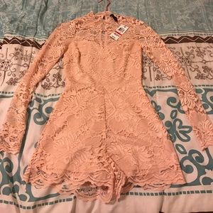 NWT lace romper