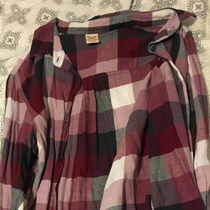 Faded Glory plaid large shirt