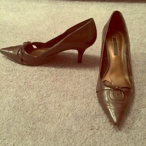 Bandolino Brown Kitten Heels