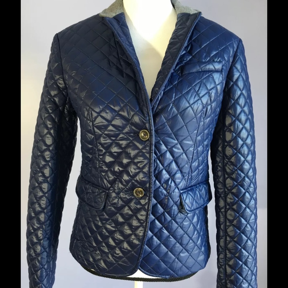 *SOLD* Vineyard Vines Navy Blue Quilted Blazer Jacket 00