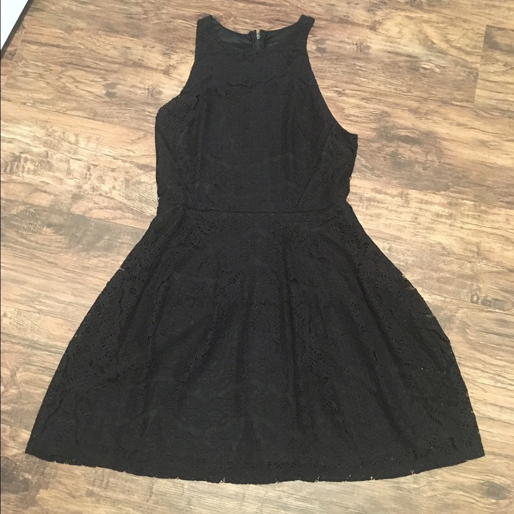 Adorable Little Black Lace Dress