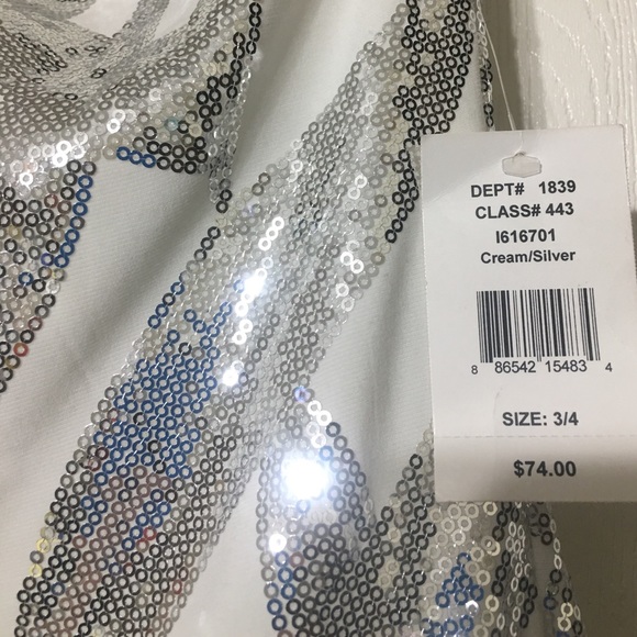 NWT! B. Smart white fashionista dress. Size 3/4 - Picture 3 of 4