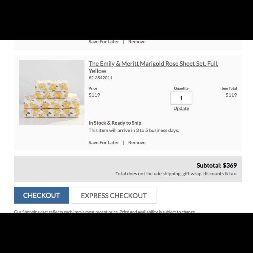 *SOLD* The Emily & Meritt Marigold Rose Sheet Set - Picture 4 of 4