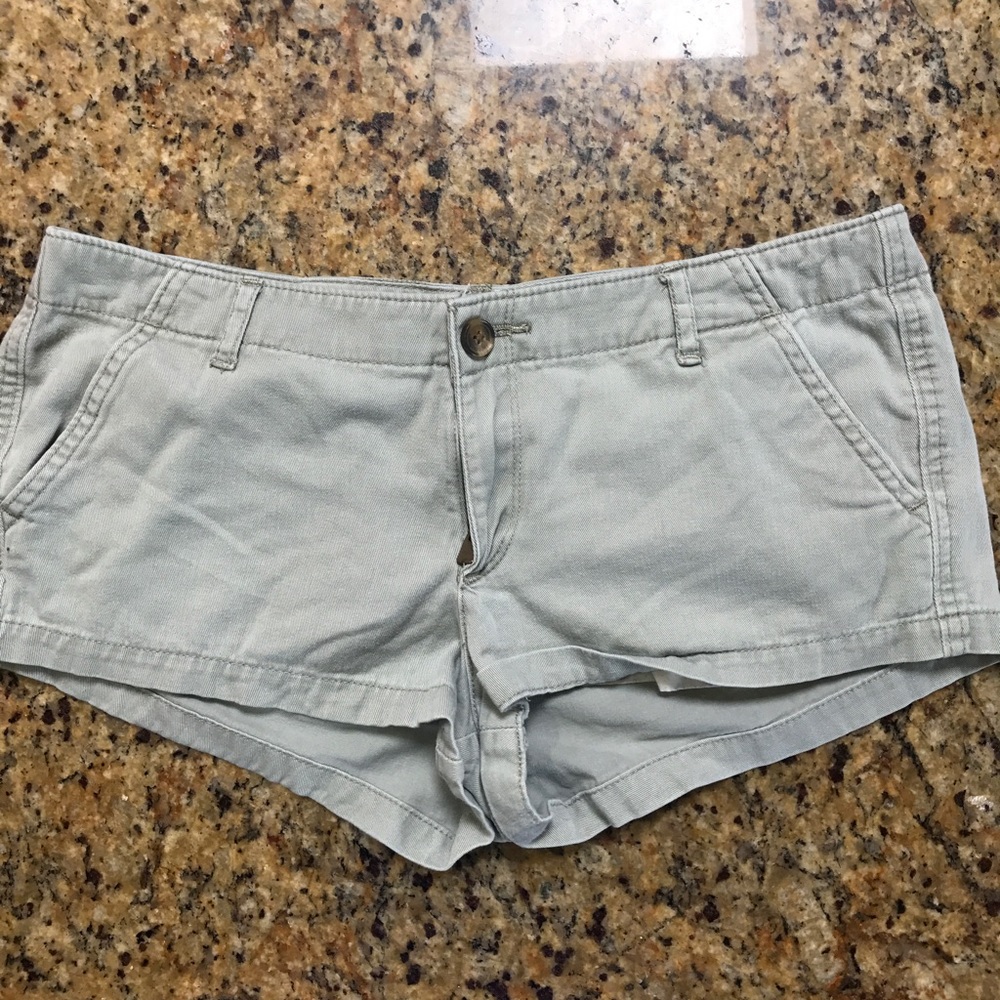 Hollister green shorts