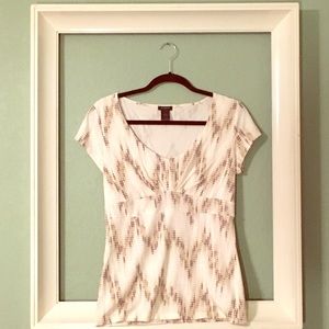 Ann Taylor Short Sleeve Shirt
