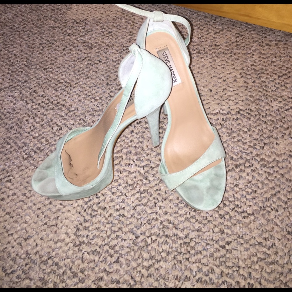 Teal Steve Madden Heels