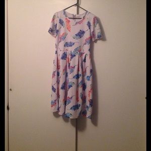 LuLaRoe Amelia - Size Large (EUC) - MAJOR Unicorn