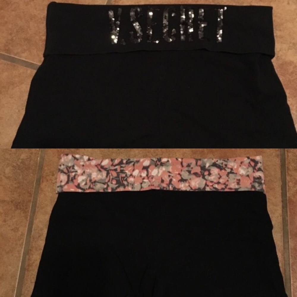 2 pairs,Victoria's Secret yoga shorts
