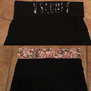 2 pairs,Victoria's Secret yoga shorts