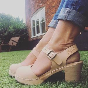 Lotta from Stockholm highwood nude clogs