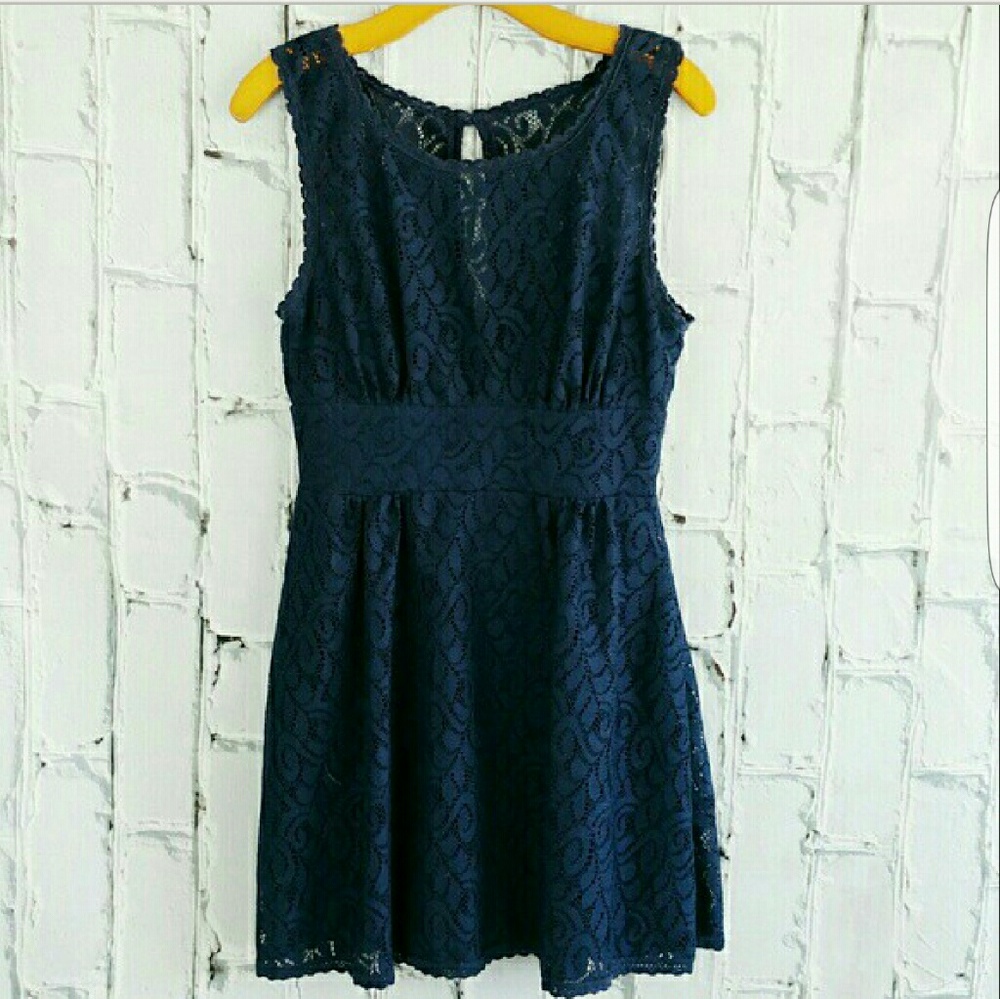 Blue Lace Dress