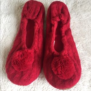 Red Old Navy Slippers/House Shoes