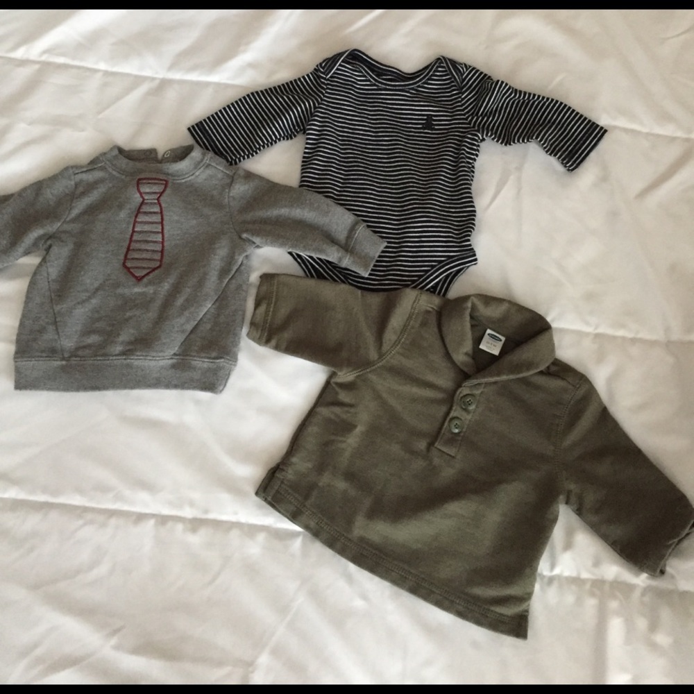 Baby Tops Bundle-Size 0-3