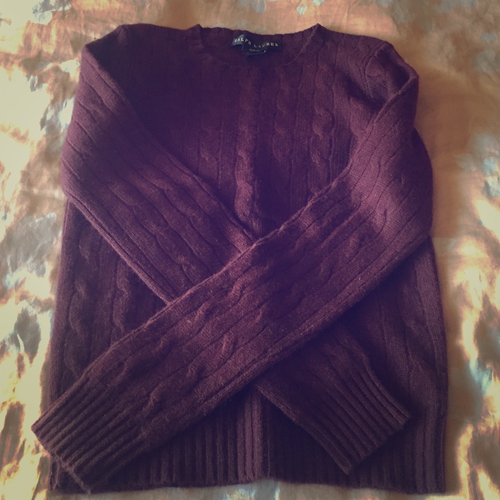 Ralph Lauren Burgundy Sweater