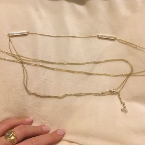 James body chain in gold