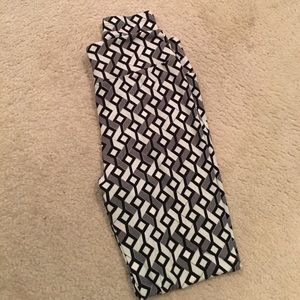 LuLaRoe OS Black & White Leggings