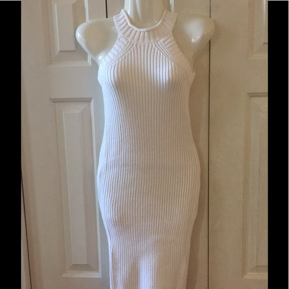 🎉HP🎉 WHITE KNITTED DRESS - Picture 4 of 6