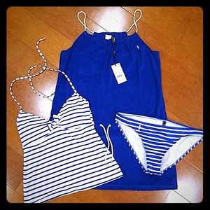 Polo Ralph Lauren Women's Tankini Swim Suit.