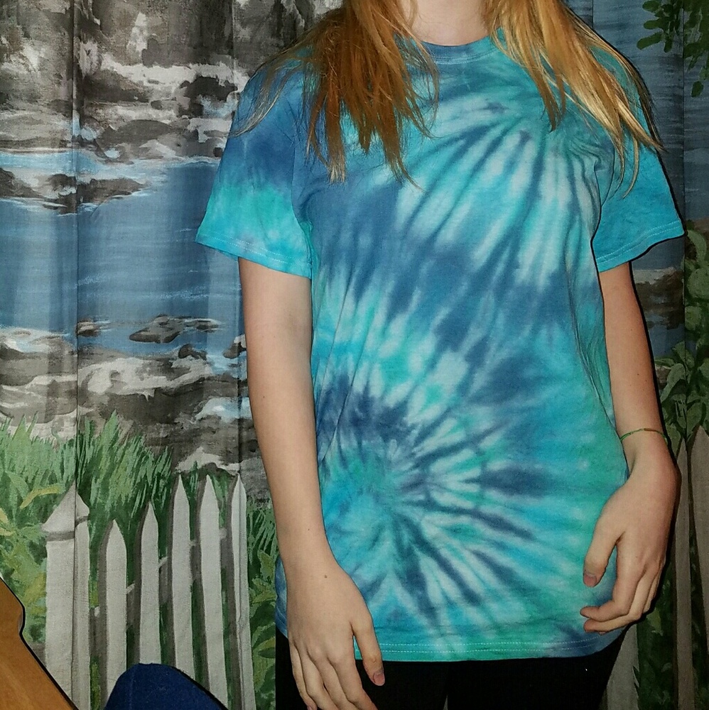 Spiral Hand Dyed Tie-Dye Shirt