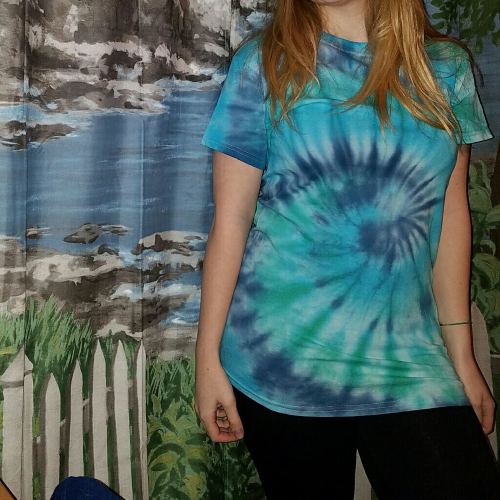 Spiral Hand Dyed Tie-Dye Shirt