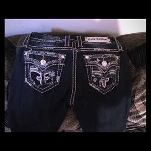 Rock revival straight jeans size 26 regular