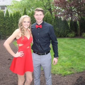 red dress with slits