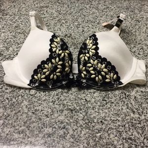 Embellished Victoria's Secret Push-up Bra