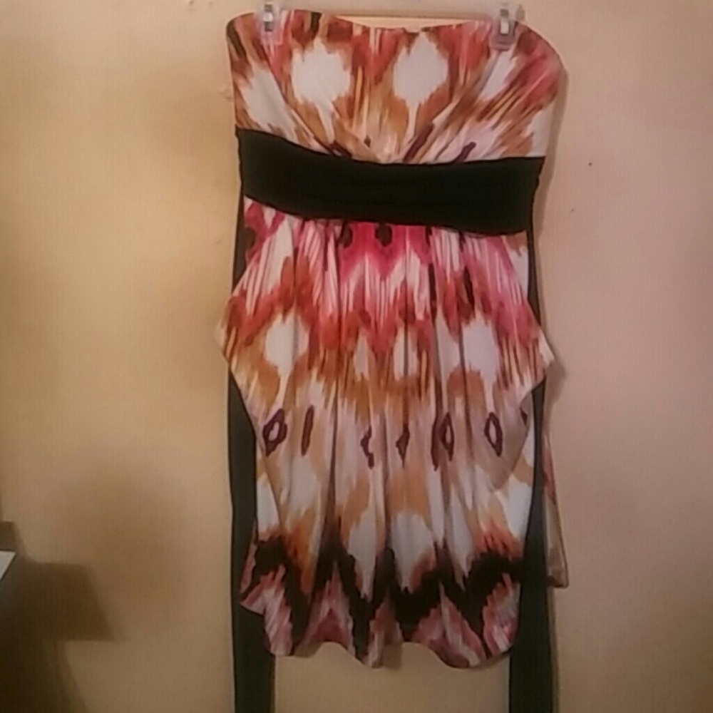 Strapless party dress