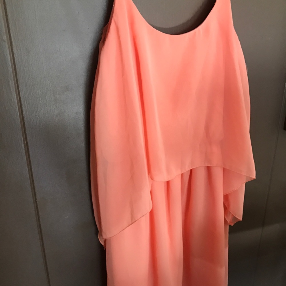 Everly peach colored dress
