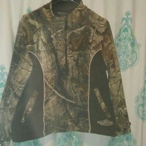 Real Tree half zip sweater