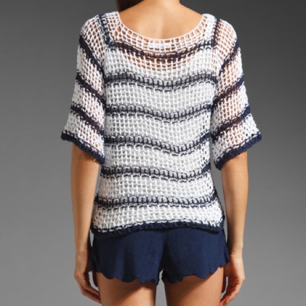 Indah Hand Crochet Raglan Top