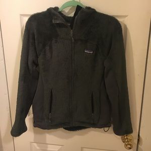 Fuzzy grey Patagonia jacket