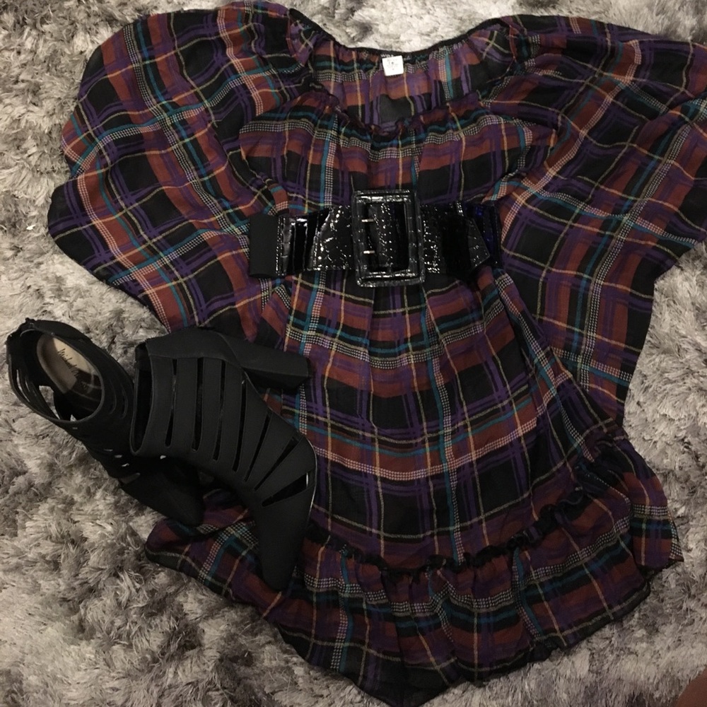 Batwing shirt dress