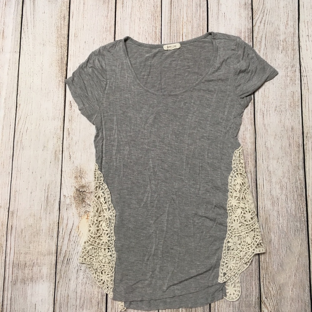 Comfy crotchet side tee